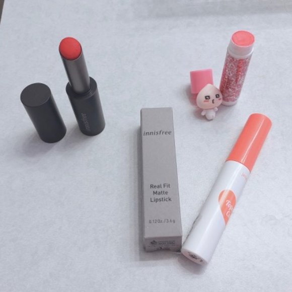 Korean Lipstick Lip tint Make up Innisfree Lipstick Kakao Lip Tint Balm - Picture 3 of 16